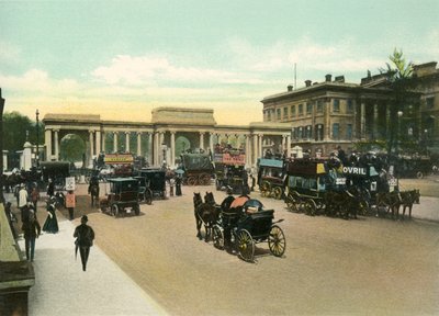 ハイドパークコーナー、c1900年代。 作： Eyre and Spottiswoode