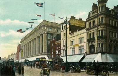 オックスフォードストリート、c1910s。 作： Eyre and Spottiswoode