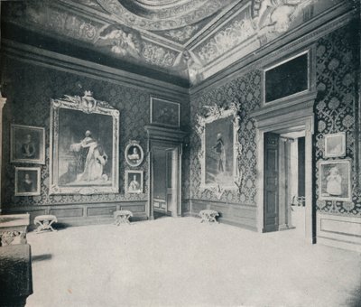 クイーンキャロラインの応接室、ケンジントン宮殿、1899年、1901年 作： Eyre and Spottiswoode