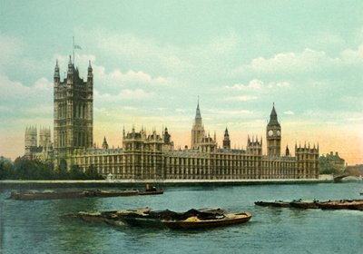 国会議事堂、c1900年代。 作： Eyre and Spottiswoode