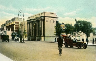 マーブルアーチ、c1900s。 作： Eyre and Spottiswoode