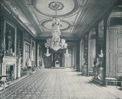 玉座の間、ウィンザー城、c1899、1901 作： Eyre and Spottiswoode