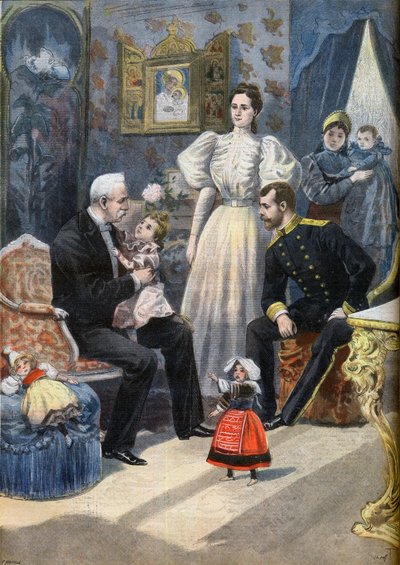 フェリックス・フォール英大統領のロシア訪問 作： F.L. & Tofani Oswaldo (1849 1915) Meaulle
