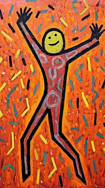 素朴な具象画、室内装飾、ネイティブ額装壁掛けアートプリント 作： F. Abderrahim