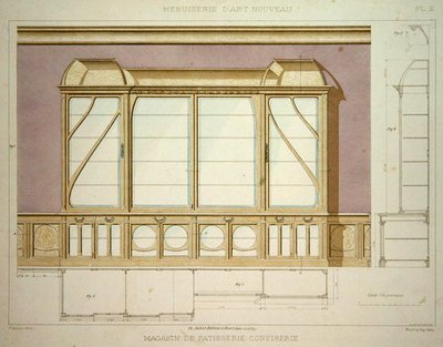 1900年頃に出版された「Menuiserie d