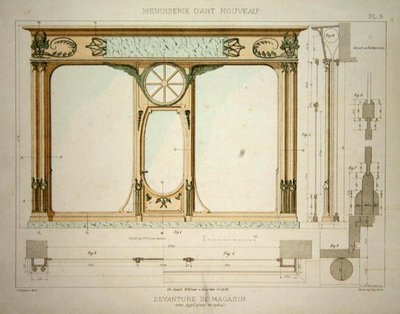 1900年頃に出版された「Menuiserie d