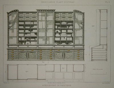 1900年頃に出版された「Menuiserie d