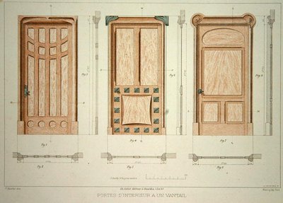 1900年頃に出版された「Menuiserie d