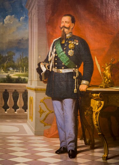 ヴィクターエマニュエルII、1820年から1878年、サルデーニャ王、イタリア王 作： F. Barucco