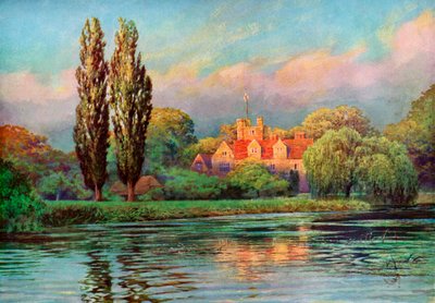 Bisham Abbey、バークシャー、1924-1926 作： F. C. Varley