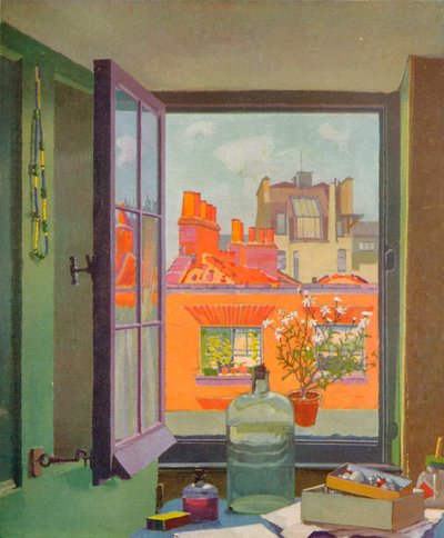 ウォーレンストリートの窓、c1922 作： F. Gregory Brown