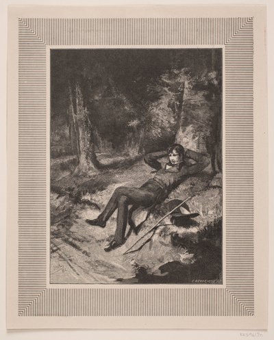 C. Hauch のイラスト、「The Beloved」 作： F. Hendriksen