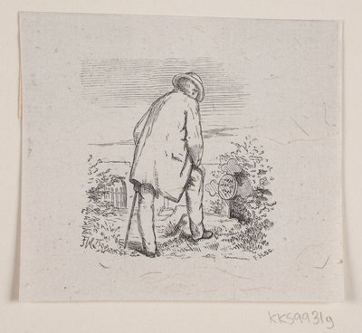 H・J・グリーンスティーンの詩「最後の時間」の挿絵 作： F. Hendriksen