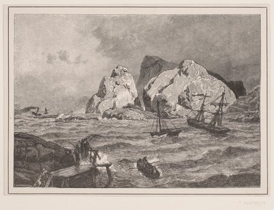 ノルウェー沿岸の緊急港 作： F. Hendriksen