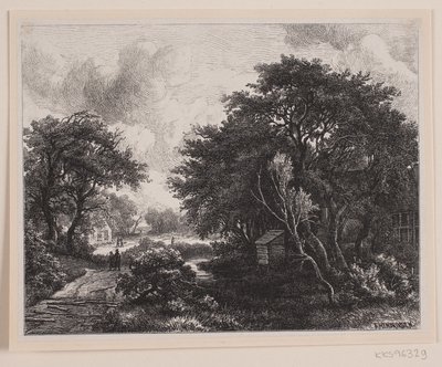 街中を走る道路沿いの景色 作： F. Hendriksen