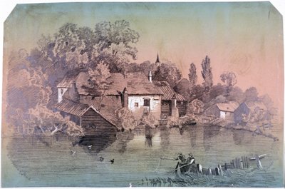 ハムステッドヒース、ハムステッド、ロンドン、c1850 作： F Hodges