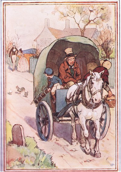 彼らが引っ越してきたとき、彼の母親は門から逃げ出した。 作： F. M. B. Blaikie