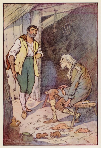 チャールズ・ディケンズ作『二都物語』の挿絵（カラーリトグラフ） 作： F. M. B. Blaikie