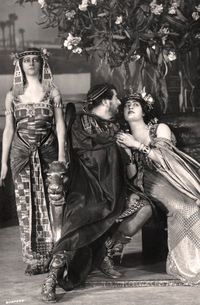 ハーバートビアボームツリー、コンスタンスコリアー、アリスクロフォード、イギリスの俳優、1907年。 作： F. W. Burford
