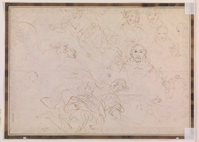 デンマーク語：キリストの頭と天使への研究 作： Fabio Canal