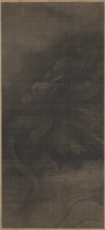 ドラゴンとタイガー、c。 1250-1279。 作： Fachang Muqi