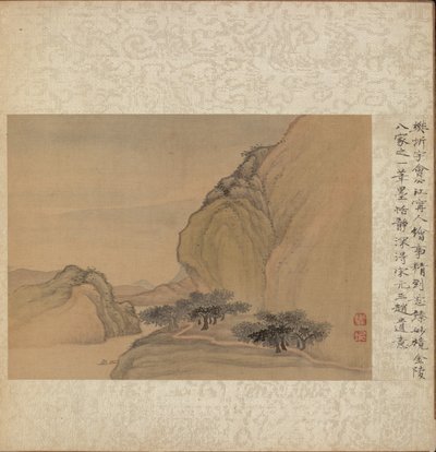 その他の主題のアルバム、リーフ1、1600年代。 作： Fan Qi