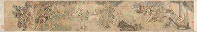 1743年、興安での九曜文芸会の様子。 作： Fang Shishu
