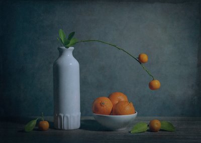 「ムーディ・シトラス」の静物画 作： Fangping Zhou