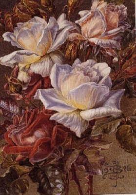 A Bunch of Roses（バラの束 作： Fanny Jane Bayfield