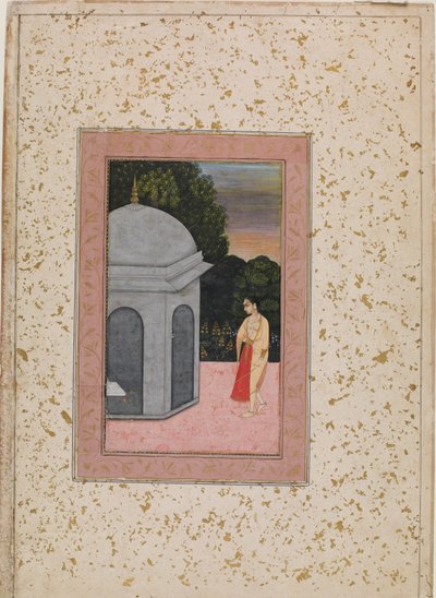 寺院への訪問 作： Faqirullah Khan