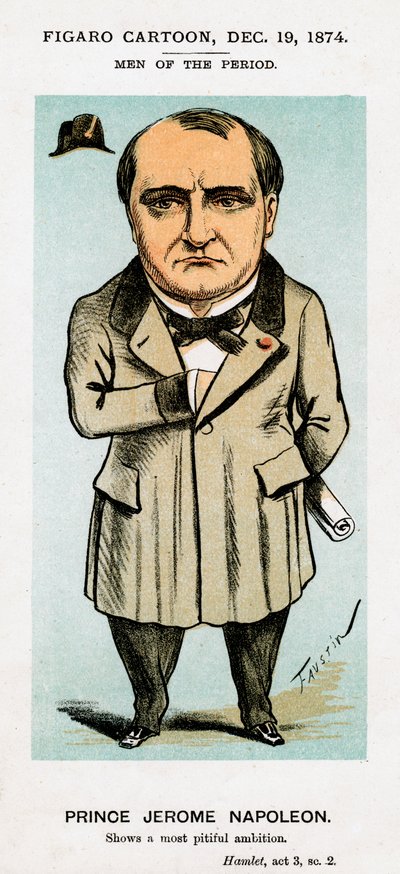 ジェロームボナパルト、1874年。 作： Faustin