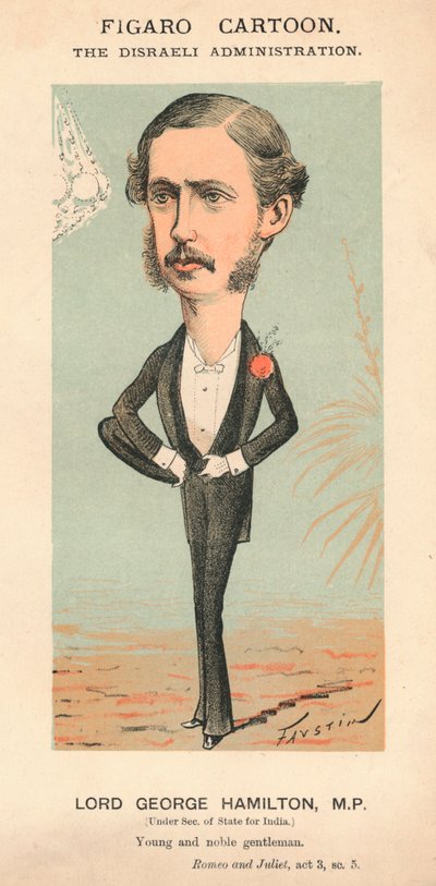 ジョージハミルトン卿、MP、c1870 作： Faustin