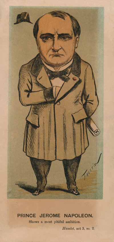 ジェロームナポレオン王子、1874年。 作： Faustin