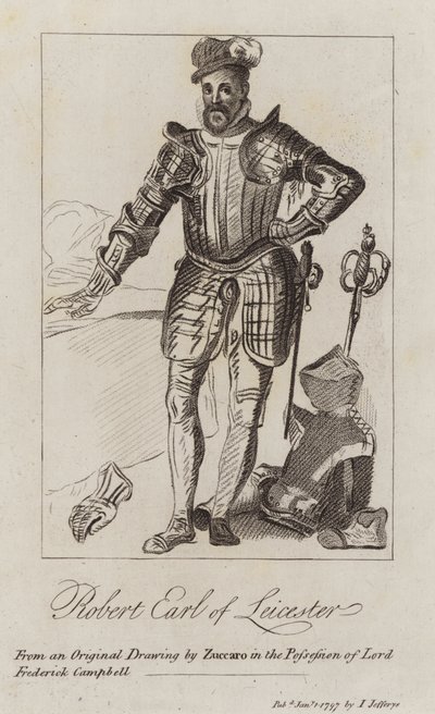 ロバート・ダドリー 作： Federico (after) Zuccari or Zuccaro
