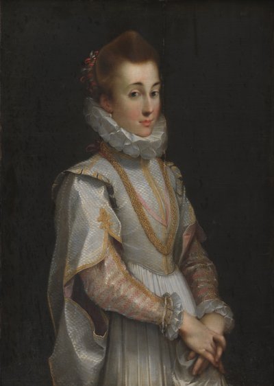 若い女性の肖像 作： Federico Barocci