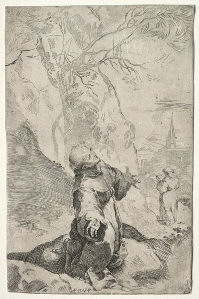聖痕を受ける聖フランチェスコ 作： Federico Barocci