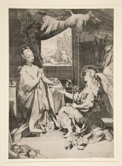 受胎告知 作： Federico Barocci