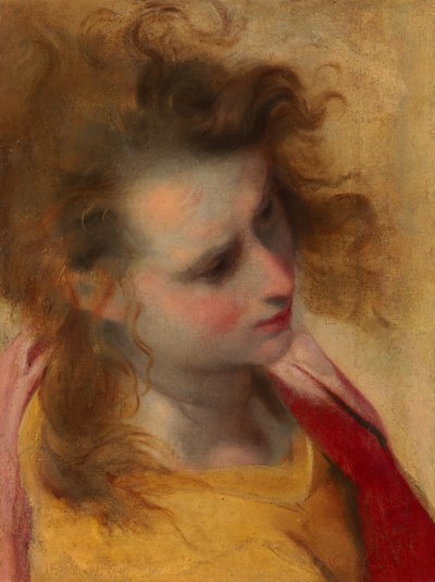 福音伝道者聖ヨハネの頭 作： Federico Barocci