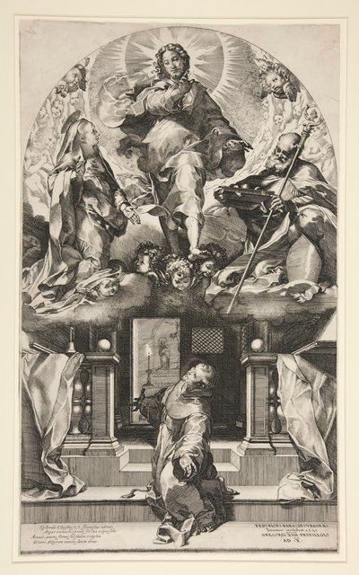 聖フランシスのビジョン 作： Federico Barocci