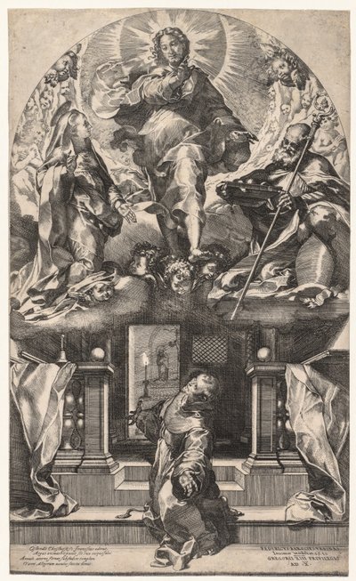 聖フランシスのビジョン 作： Federico Barocci
