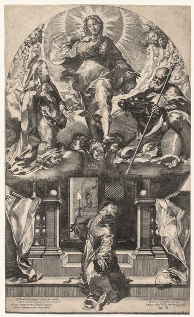 セントフランシスのビジョン、1581年。 作： Federico Barocci