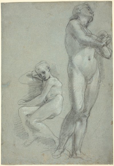 二人の裸の若者 [直訳] 作： Federico Barocci