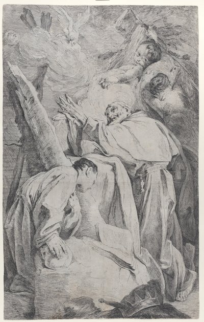 ピサの祝福されたピエロ・ガンバコルティのエクスタシー、カリフォルニア州。 1725-28。 作： Federico Bencovich