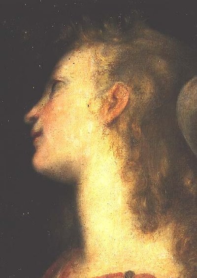 天使の頭 作： Federico Fiori Barocci or Baroccio