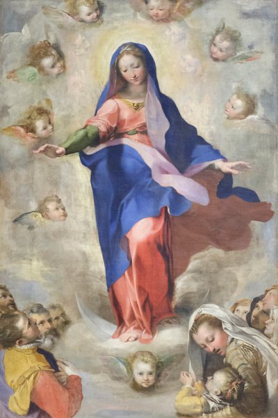 無原罪の御宿り 1575年頃 油彩・カンヴァス 作： Federico Fiori Barocci or Baroccio