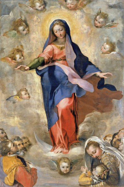 無原罪懐胎、1575年頃 作： Federico Fiori Barocci or Baroccio