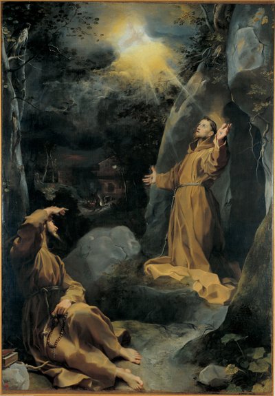 スティグマを受けるアッシジの聖フランシスコ 作： Federico Fiori Barocci or Baroccio