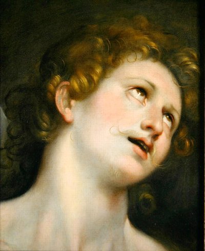 St.Sebastian（油彩・紙・キャンバス） 作： Federico Fiori Barocci or Baroccio