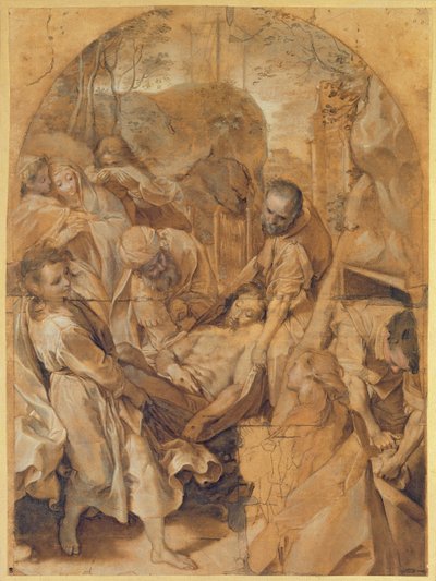 埋葬 作： Federico Fiori Barocci or Baroccio