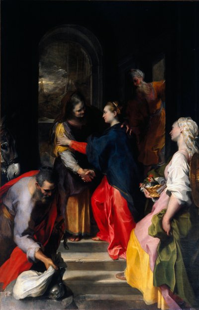 バロッチと呼ばれるフェデリコ・フィオリの訪問絵画 作： Federico Fiori Barocci or Baroccio